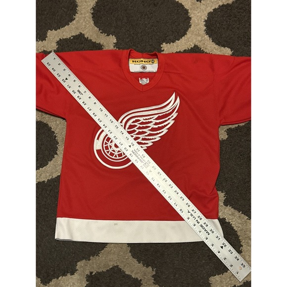 Vintage Rare Detroit Red Wings Koho Jersey Size YOUTH KidsL/XL Large Extra LG - Picture 3 of 5